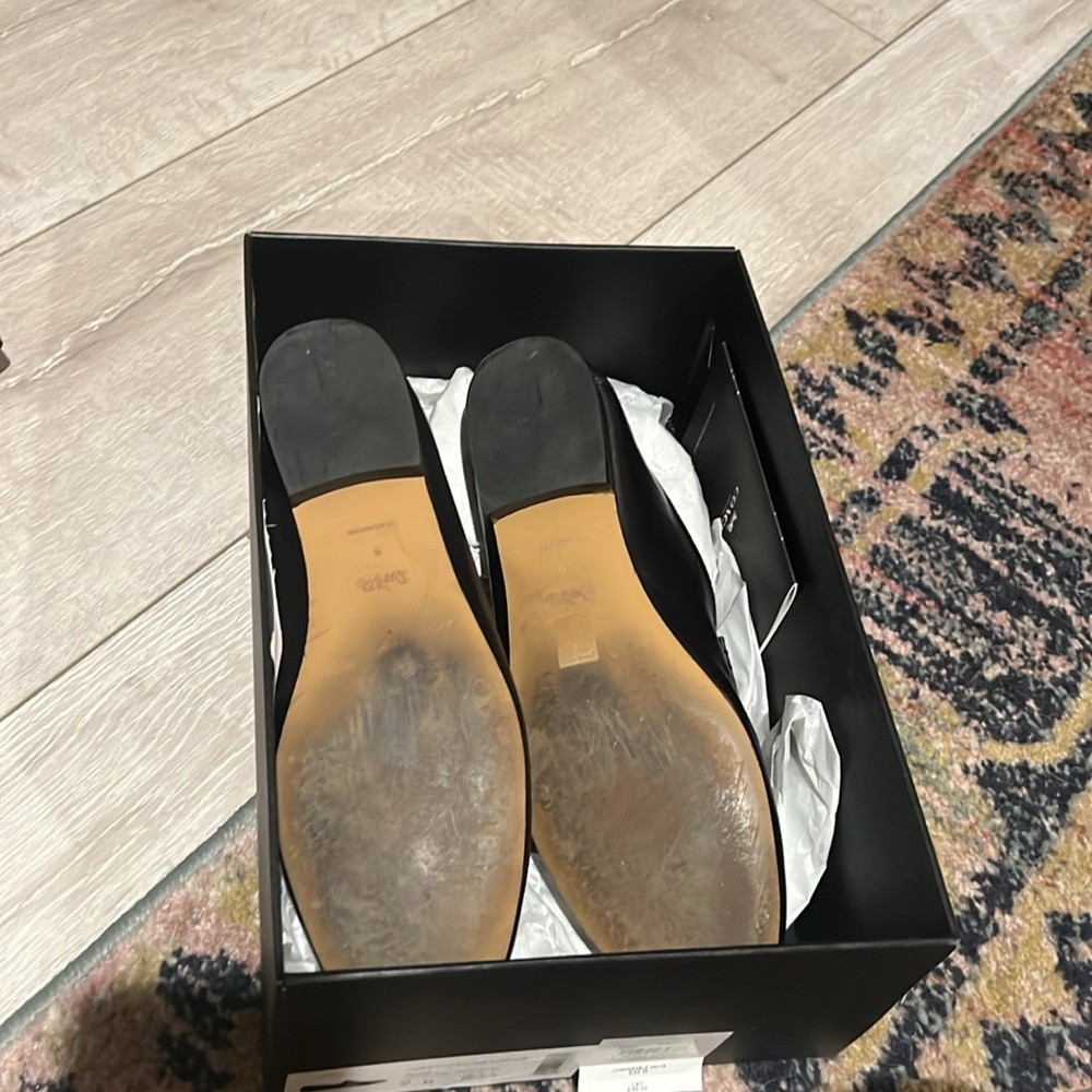 Coach Black Leather Loafers - Picture 2 of 3